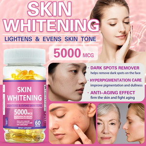 ดูโอซี่ แคปซูลผิวขาว 5000mcg กลูต้าไธโอน 60 ซอฟท์เจล ปราศจากกลูเตน ไม่ใช่จีเอ็มโอ ผลิตภัณฑ์เสริมอาหาร - Product Image 5