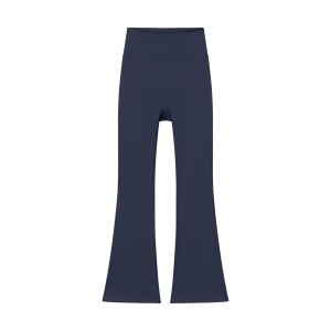 Vêtements de sport en gros, pantalon de sport léger à jambe droite, taille haute, extensible, yoga, pantalon ample décontracté, pantalon évasé pour femmes - Product Image 1