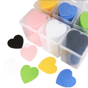 Limpiador de uñas formas de corazón y cuadrado toallitas para uñas almohadillas de algodón toallitas removedoras para esmalte de uñas - Product Image 1