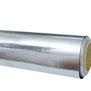 Flame Retardant Aluminum Foil Woven Fabric Heat Reflective <strong>Thermal</strong> <strong>Insulation</strong> Shield For Fireproof Building Curtain Wall - Product Image 2