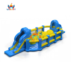 Course d'obstacles gonflable pour adultes et enfants, location commerciale en plein air, course d'obstacles gonflable pour sports de plein air - Product Image 5