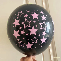 Ballon en latex rond fluorescent transparent 2,8 g avec impression personnalisée pour mariage, anniversaire, remise de diplôme, fête, décoration d'événements