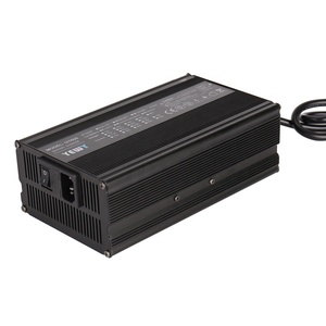 Uy600 54.6V 13S Li-ion sạc 48V 10A chargeur de BATTERIE Pin tiêu chuẩn màu đen và bạc nhôm hợp kim vỏ - Product Image 5