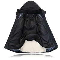 Vestes d'hiver en polaire pour homme, avec capuche amovible, épaisses et chaudes, à fermeture éclair, vente en gros