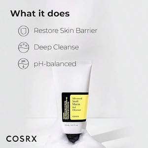 Nettoyant en gel à la mucine d'escargot COSRX Advanced Snail Mucin Gel Cleanser 150 ML, nettoyage en profondeur pour peaux sensibles - Product Image 2
