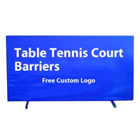 Barrera de Tenis de Mesa Portátil Personalizada, Valla Estable y Duradera, Divisores de Cancha Plegables de Calidad Oxford Ecológicos para Pickleball
