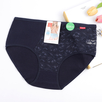 Vente en Gros Culottes Femme Taille Haute en Coton Filé et Dentelle Rose pour Femmes Fortes, Lot de 12 Pièces