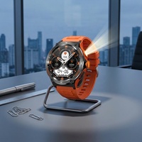 Reloj Inteligente para Hombre KT76 2026, con Brújula, Batería Grande de 500 mAh, Linterna Integrada, Llamadas Bluetooth, Resistente al Agua, Monitor de Actividad Física, Logotipo Personalizable