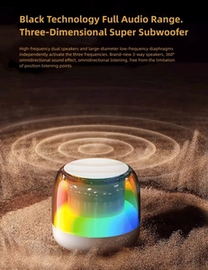 RGB Wireless BT <strong>Speaker</strong>, High <strong>Sound</strong> Quality, Super Bass, Ultra-long Outdoor Battery Life, Subwoofer Audio <strong>System</strong> - Product Image 5