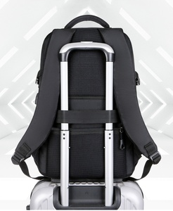 Mochilas impermeáveis do curso dos homens do negócio do saco do computador portátil do estudante da escola do roubo <span class=keywords><strong>anti</strong></span> com carregador do USB - Product Image 4