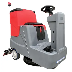 Best Selling Electric Ride on Floor Scrubbing Machine Heavy Duty Ride On Floor Scrubber Cleaning Equipment