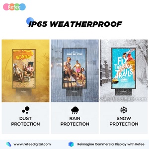 Señalización Digital para Paradas de Autobús al Aire Libre, Pantalla LCD Impermeable, Pantalla Publicitaria, Monitor de TV, Quiosco Independiente de 55, 65, 75, 86 Pulgadas Oa43fr - Product Image 4