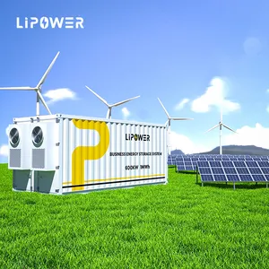 园区电力用Lipower太阳能电池储能系统微电网ESS容器600KW