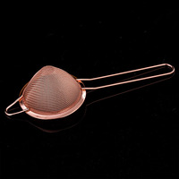 Passoire à mailles fines petit Mini tamis cuisine barre métallique tamis conique ustensile Matcha argent pour thé café Cocktail