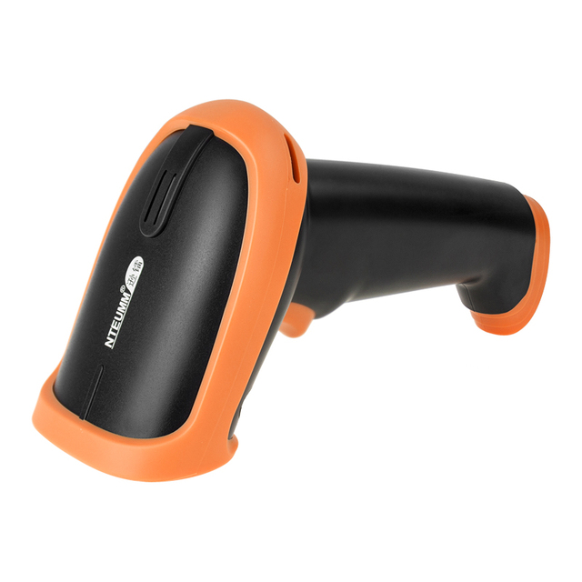 RADALL 1D 2D QR Code Reader Automatic Wireless Handheld Barcode Scanner USB COM Interface 200 Scans/Second 100m Outdoor Range