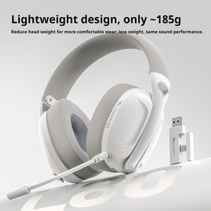 Auriculares Inalámbricos para Juegos Smailwolf L80 Tri-Modo BT5.3 2.4G Ligeros con Controlador de 40 mm para PC, PS4, <span class=keywords><strong>PS5</strong></span> y Móviles - Product Image 5