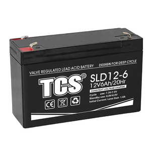 SLD12-<span class=keywords><strong>6</strong></span> 12 <span class=keywords><strong>Volt</strong></span> 6Ah điện năng lượng mặt trời nhỏ chu kỳ sâu biển AGM trolling động cơ lớn nhất chu kỳ sâu 12 <span class=keywords><strong>Volt</strong></span> 100Ah chu kỳ sâu Pin - Product Image 1