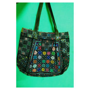 Ecológico Vintage señoras hombro embrague hecho a mano Banjara bordado Diseño personalizado India venta al por mayor Guru Kirpa exportación - Product Image 4