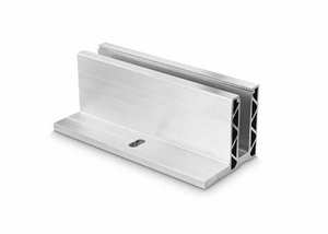 מעקה זכוכית ברזל בסיס נעל אלומיניום - Product Image 4