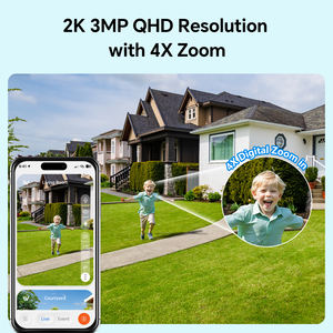 กล้องรักษาความปลอดภัยหน้าต่างอัจฉริยะ 2K 2.4GHz WiFi กล้องภายในอาคาร มองเห็นในที่มืดแบบ Starlight <span class=keywords><strong>ตรวจ</strong></span>จับความเคลื่อนไหว แจ้งเตือนทันที บันทึกตลอด 24/7 - Product Image 2