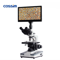 Good Quality 9inch Digital Microscope HD Screen C-mount Integrated Microscope Camera Save Record Functions