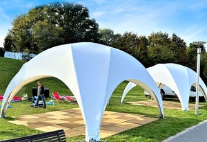 Tente publicitaire pliable légère et imperméable 3x3m de haute qualité, tente d'événement portable pour courses de course, installation facile - Product Image 4