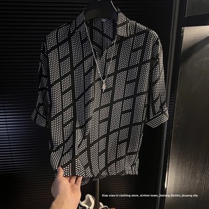 Camiseta de Manga Corta para Hombre, Estilo Veraniego, Versátil, Delgada y Transpirable, Envío Directo - Product Image 3