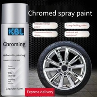 Échantillon gratuit de peinture pour jantes de voiture, changement de couleur, chrome argenté, acier inoxydable, miroir métallique, revêtement liquide antirouille, spray