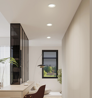 YIMMET Cyclone 7'' Luminaire LED encastré en aluminium - Température de couleur 3000K/4000K/6000K, Angle de faisceau 90°, Garantie 5 ans, Durable