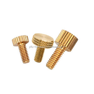 YuFu personnalisé en acier inoxydable bouton moleté vis à oreilles en laiton 1/4 ''m2 M3 M4 M5 M6 M8 <span class=keywords><strong>5</strong></span>/16 18 clé entraînement filetage écrou vis à oreilles - Product Image 4