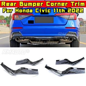 Car Rear Bumper Lip Splitter Body Kit For Honda Civic Thai Edition 11th 2022 Bumper <b>Protector</b> <b>Corner</b> Trim Car Accessories - Product Image 2