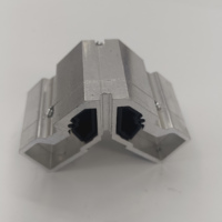 Soporte de Esquina Expandible de una Pieza Tengshuo, Moderno y Duradero, 90 Grados, Sistema de Aluminio para Ventanas, Conector de Esquina con Tornillo