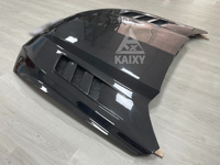Capot moteur avant en fibre de carbone style KXY TF pour capot Ford Mustang 2015-2023