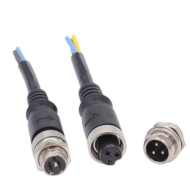 Universal GX12 GX16 2 3 4 5 6 8 10 Pin Circular Aviation Male Female Cable Connector Led Wire Harness for LED Devices