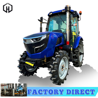 Tracteur agricole 50 CV - Chenilles 4x4 multifonctionnel pour travaux de riziculture et de labour en verger
