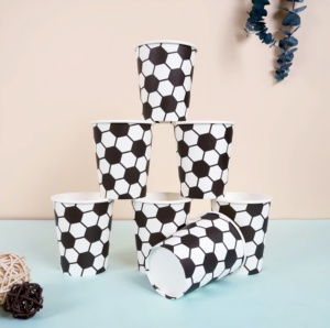 Tụ tập 9-oz cốc giấy sinh nhật Nguồn cung cấp bên trẻ em gái Ice Cream bé tắm trang trí Mix 4 Bộ đồ ăn Bảng trang trí - Product Image 4