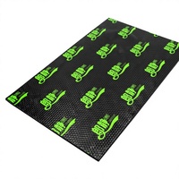 Tapis insonorisant pour voiture en caoutchouc butyle LANGJING, feuille d'amortissement des vibrations en aluminium pour l'isolation acoustique des véhicules