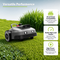 Tondeuse robotisée électrique automatique RTK+Vision, gestion multi-zones, autopropulsée, lame de coupe, batterie Li-ion, coupe de 22 cm