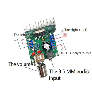 Placa Amplificadora de Potencia TDA7297, Placa Amplificadora de Potencia de Doble Canal, Sin Ruido, 12V, Terminada, FE-9720B - Product Image 2