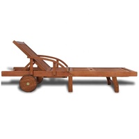 Chaise de Patio pliante en bois d'acacia massif