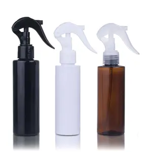 100ml 200ml 250ml 300ml 500ml Branco Preto Amber Transparente Redonda Cosmética Toner Perfume Plastic Trigger Spray Pump Garrafas