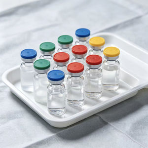 Flacons en verre tubulaire stériles à design unique, scellés, 2ml 3ml 5ml 7ml 8ml 10ml 15ml 20ml 25ml 30ml, couleur personnalisée - Product Image 1