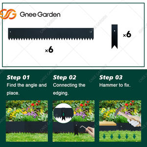 Bordure de paysage de bord de paysage en acier Corten pour le jardin - Product Image 6