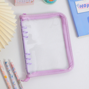 Classeur à anneaux A5 large 6 anneaux en PVC pailleté pour photocartes Kpop, avec pochettes photo de 4 pouces, HONSWILL HS-D287 Promotionnel - Product Image 5