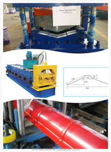 Tuile de toit de capsulage de crête de haute qualité faisant la machine rouleau de gouttière formant la machine en vente - Product Image 5