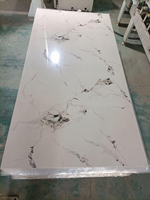 Panneau de marbre UV, panneau PVC haute brillance, imperméable, revêtement mural intérieur, climat tropical, anti-moisissure pour les Philippines et l'Indonésie