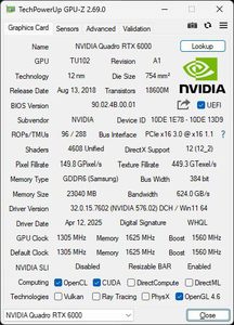 Tarjeta Gráfica para Servidor NVIDIA Quadro RTX6000 Pasiva de 24GB para HPC, Entrenamiento de IA y Renderizado con Ray Tracing, Refrigeración Pasiva sin Ventilador - Product Image 5