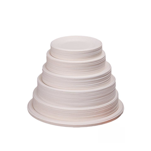 Assiettes et bols en papier jetables biodégradables imprimés personnalisés bon marché en gros pour les restaurants et les fêtes - Product Image 2