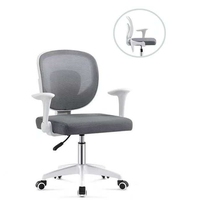 Fauteuil de bureau moderne rose de haute qualité pour enfants, avec accoudoirs, en maille, idéal pour la chambre d'enfant ou le bureau - Vente en gros