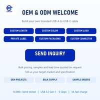 Câble USB-A vers USB-C LUNGKAY USB 3.2 Gen 1 5 Gbps 3A pour charge rapide et transfert de données, compatible avec les boîtiers de disques durs, OEM ODM, logo personnalisé
